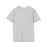Parrot on a Strawberry Black Lettering Unisex Softstyle T-Shirt