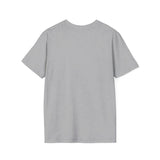 Parrot on a Strawberry Black Lettering Unisex Softstyle T-Shirt