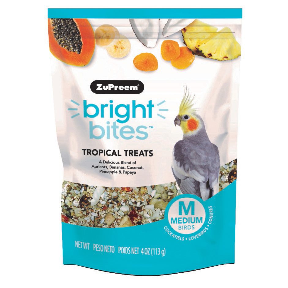 Zupreem Bright Bites Tropical Treats 4 oz