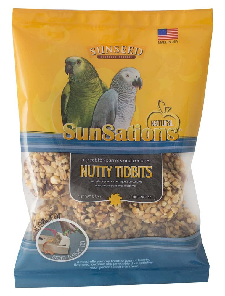 Sunseed SunSations TidBits Nutty Bird Treats