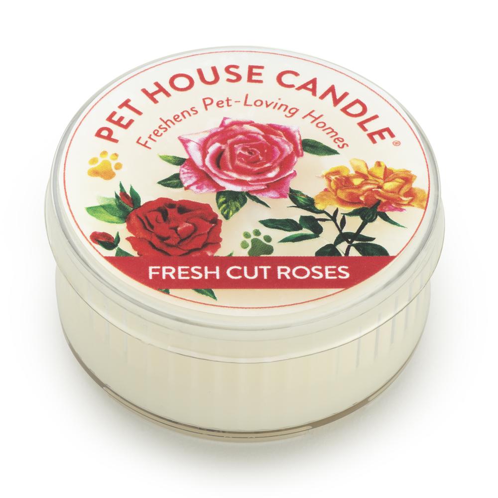 Fresh Cut Roses Mini Pet House Candle