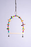 Beaded Leather Swing