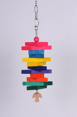 Star 45 Wooden Toy w/Leather Palm Tree