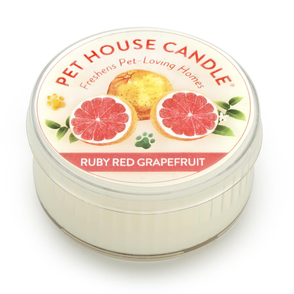 Ruby Red Grapefruit Mini Pet House Candle