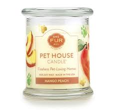 Mango Peach Pet House Candle