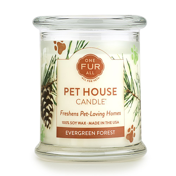 Evergreen Forest Pet House Candle